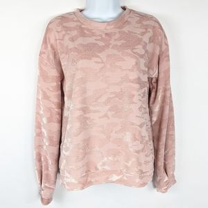 Freshman 1996 Pink Camo Velvet Sweater /Youth